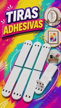 Art.12675 Tiras Adhesivas 19x85mm 8pz
