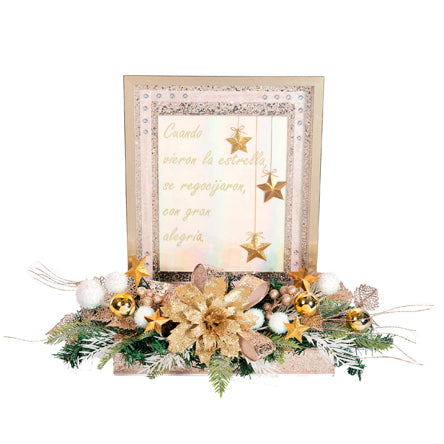 Marco Decorativo Navideño Estrellas