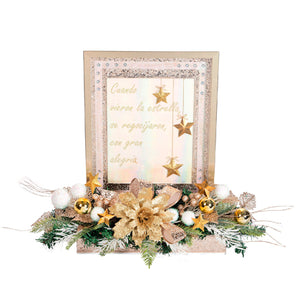 Marco Decorativo Navideño Estrellas