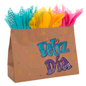 Bolsa Kraft Con Papel China