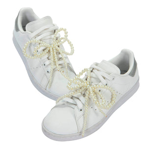 Tenis Decorados Moño De Perlas