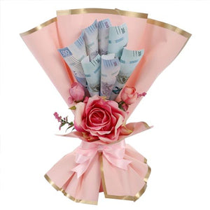 Money Holder Con Rosa
