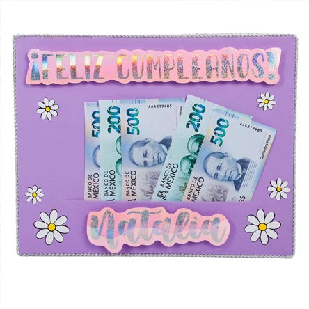 Money Holder Cumpleaños