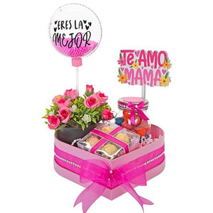 Caja Regalo Corazón Para Mamá