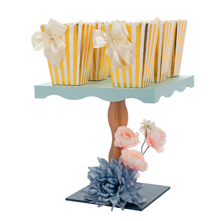 Despachador De Botanas Boda Azul/Oro