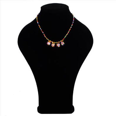 Fantasías Miguel Clave:BA73 Collar Con Chaquira