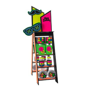 Escalera Dulceros Fiesta Neón