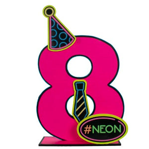 Adorno Numero Fiesta Neón