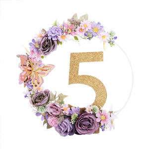 Adorno Circular Con Flores
