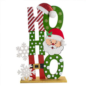 Adorno Santa Ho Ho Ho Copos