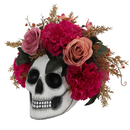 Craneo Decorativo Con Rosas