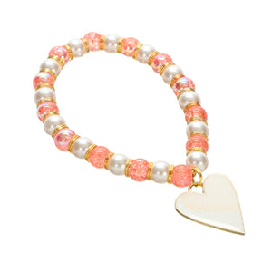 Pulsera Craquelada Rosa