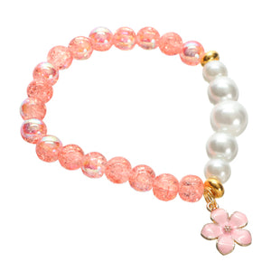 Pulsera De Perlas Y Coral