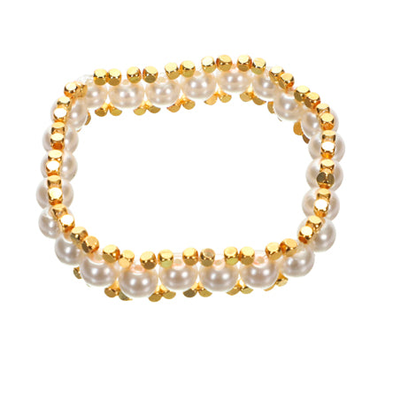 Pulsera De Perlas Rosa