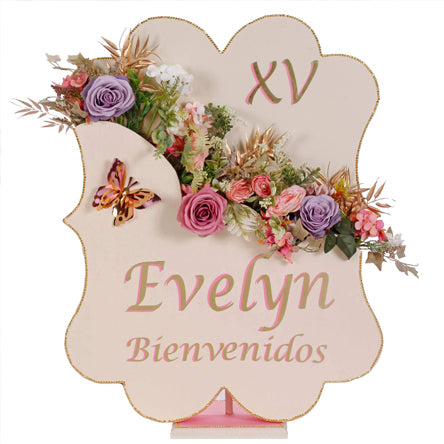 Adorno Letrero Bienvenidos Xv Años