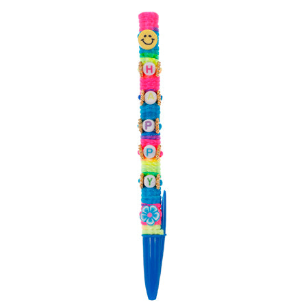 Pluma Decorada Multicolor