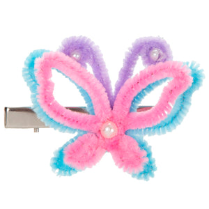 Broche Con Mariposa De Chenille