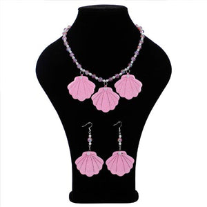 Juego Collar Y Aretes Conchita