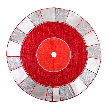 Pie De Árbol Rojo/Plata