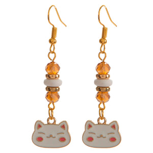 Aretes Dije Gatito