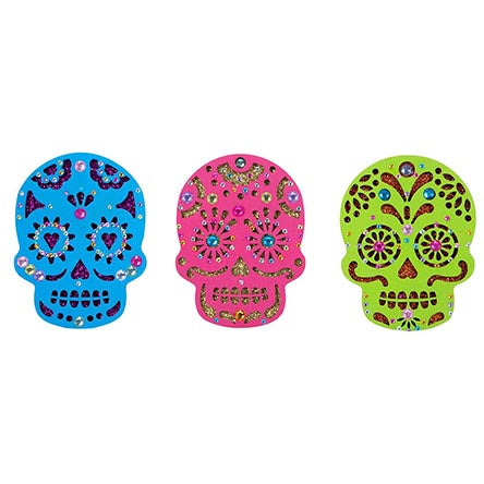 Calaveras Colores Neon