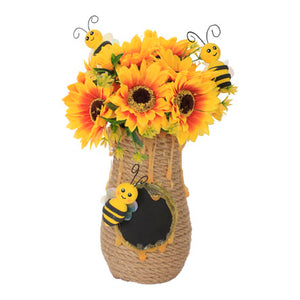 Florero Con Girasoles