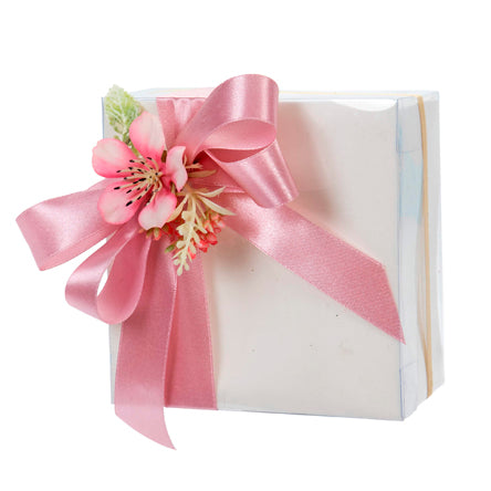 Caja De Regalo Con Moño Rosa