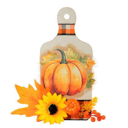 Tabla Calabaza Con Girasol