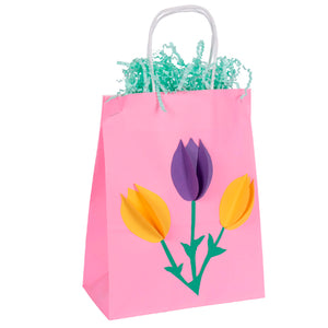 Bolsa De Regalo Con Flores