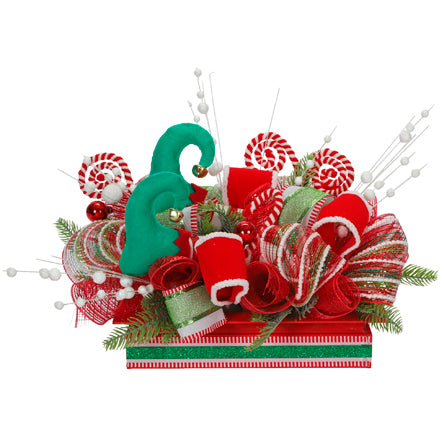 Centro De Mesa Navideño Duende