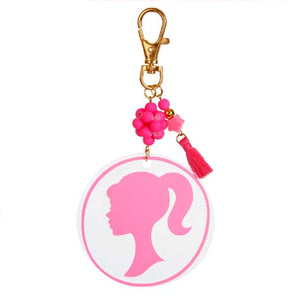 Llavero Silueta Rosa