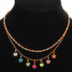 Fantasías Miguel Clave:IP2558 Collar Con Mariposas Dije