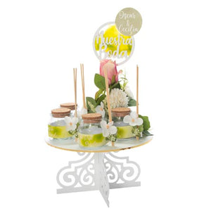 Frascos Difusores Boda Verde-Blanco