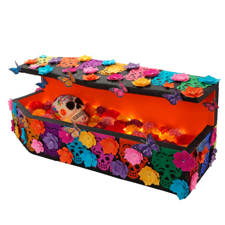 Ataúd Decorativo Dia De Muertos