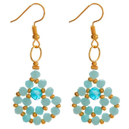 Aretes Azul Aqua