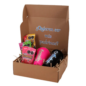 Caja Regalo Con Vasos