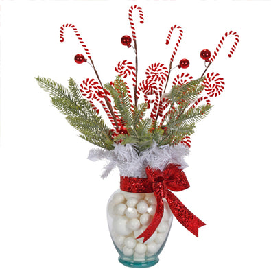 Fantasías Miguel Clave:LF27 Florero Navideño Caramelos