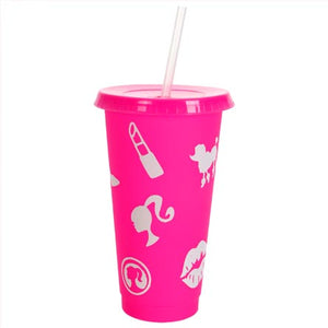 Vaso Rosa Figuras
