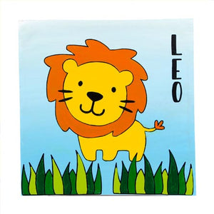 Lienzo Con León