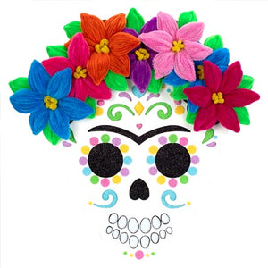 Catrina Con Flores Multicolor