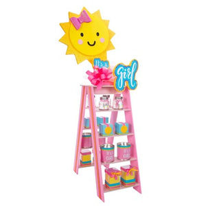 Escalera Baby Shower Arcoíris Con Sol