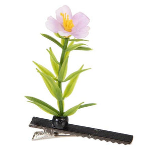 Broche Con Flor Morada