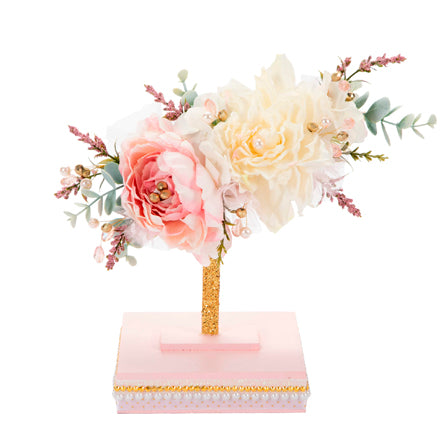 Tocado Xv Años Rosa