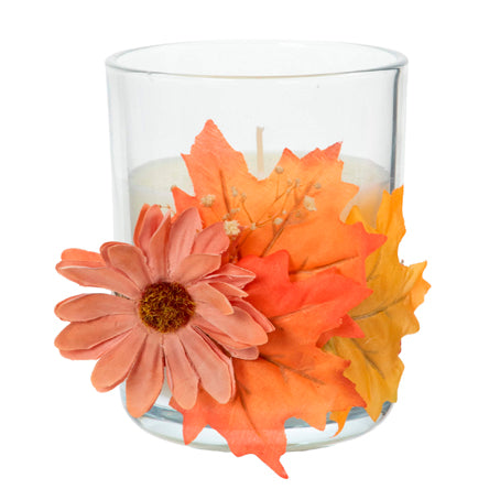 Vela Con Vaso Otoño
