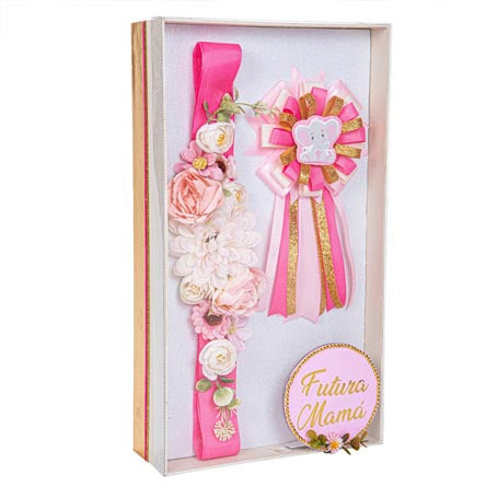 Corsage Y Banda Baby Shower