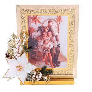 Portarretrato Navideño Oro