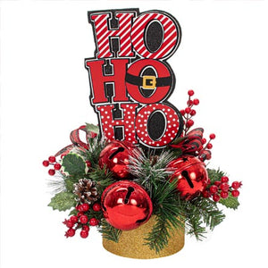 Centro De Mesa Ho Ho Ho