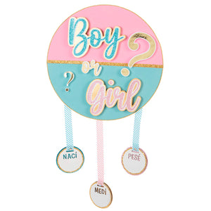 Letrero Circular Bebe En Camino