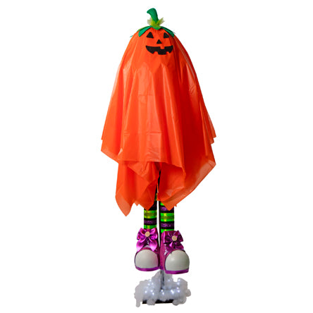 Fantasma Con Disfraz De Calabaza