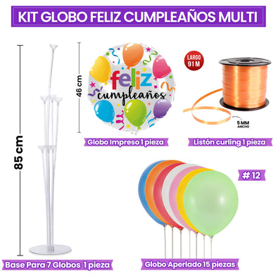 Fantasías Miguel Art.10005 Centro De Mesa Con Globos  1pz